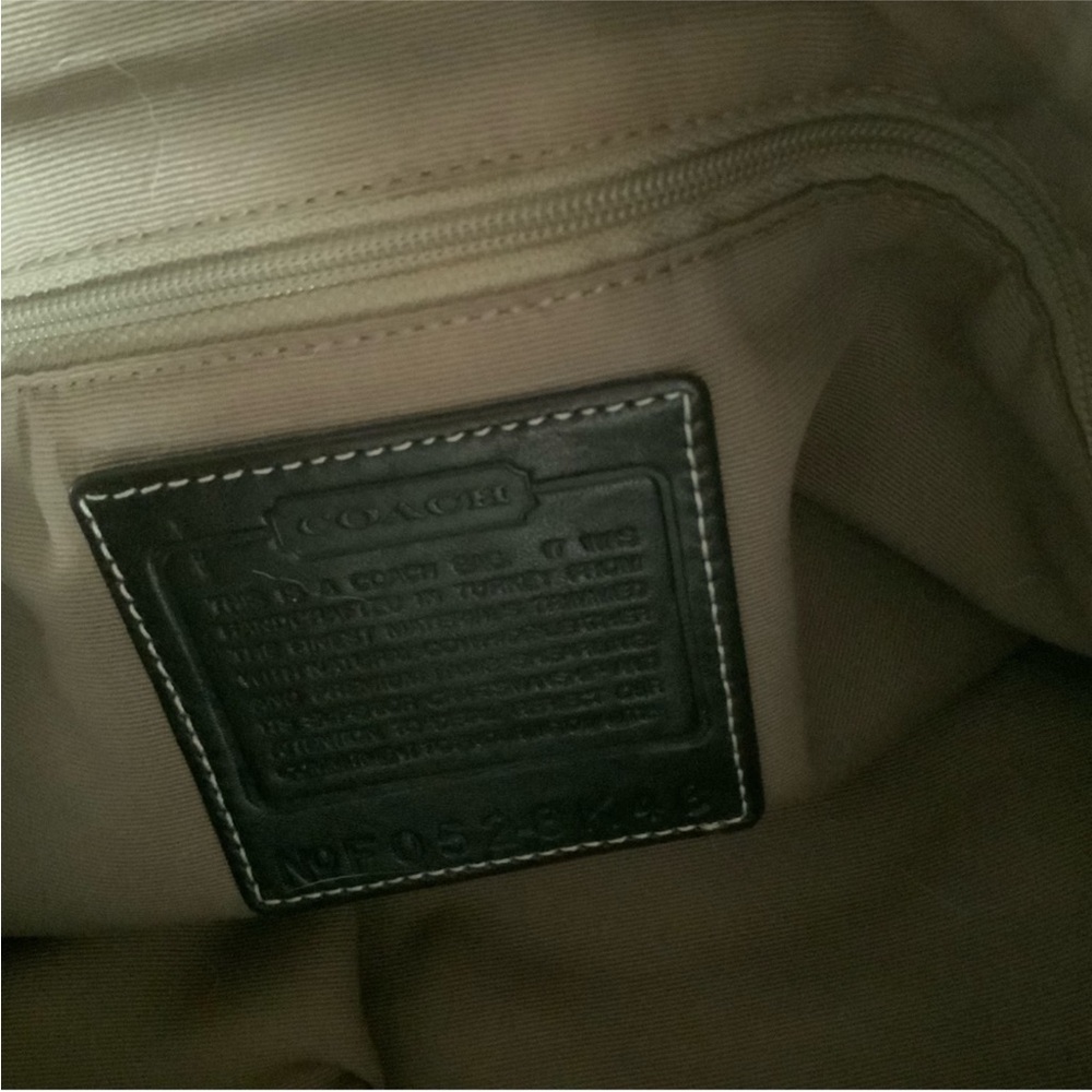 Coach Signature Set Handbag Tote Purse Wallet Winter Fur leather canvas - Picture 10 of 15